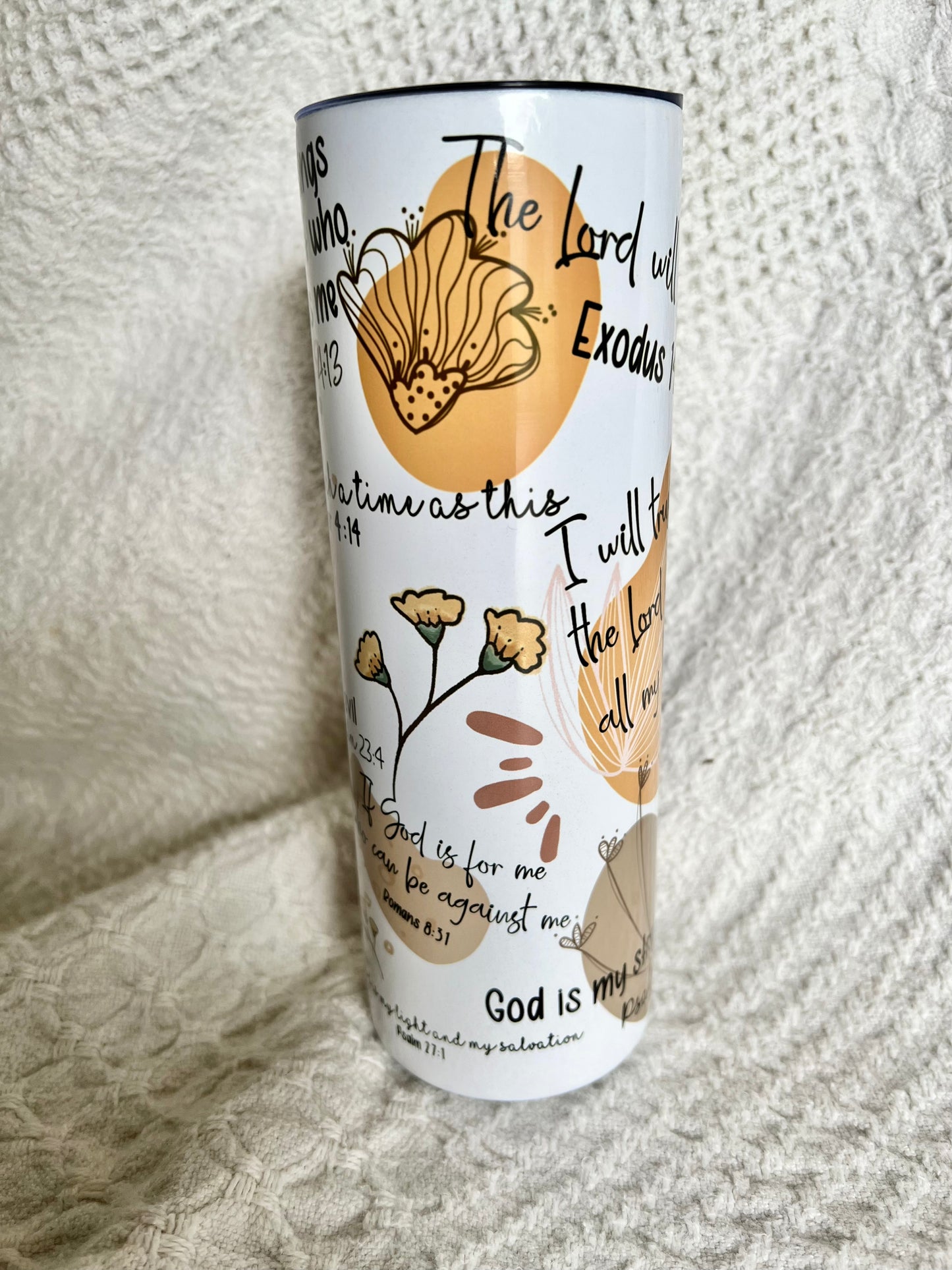 Bible Verse Affirmations Tumbler