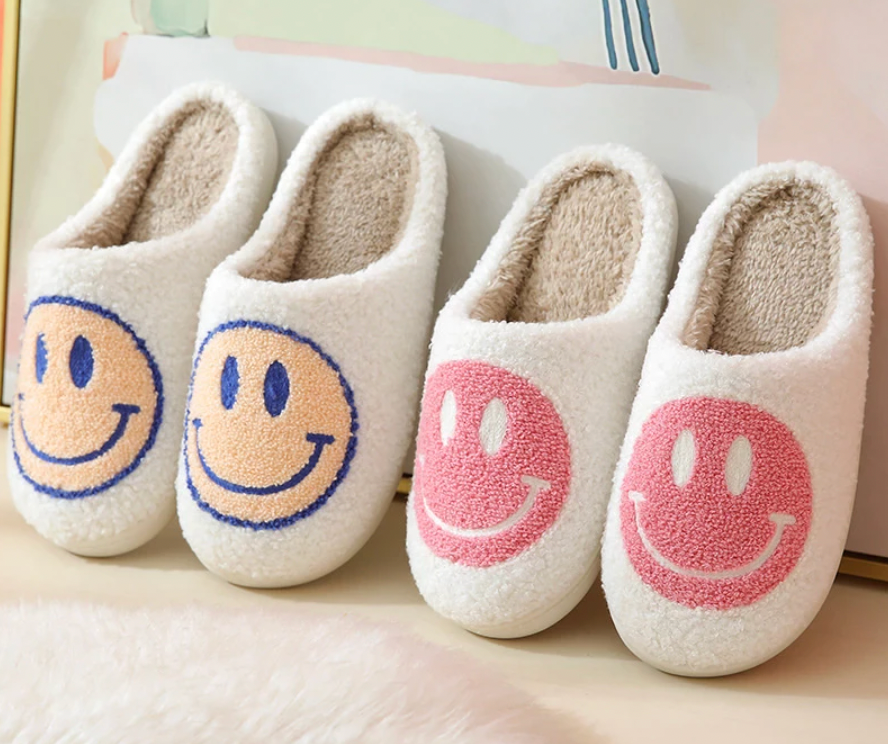 Smiley Face Slippers