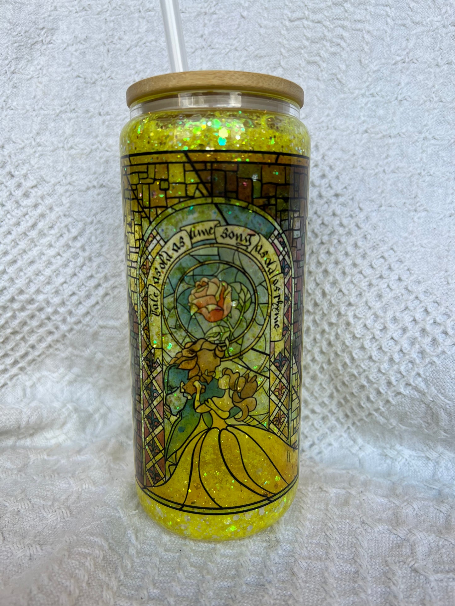 Tale as Old as Time Snowglobe Tumbler