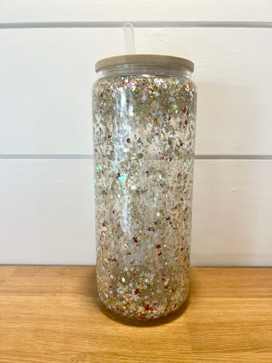Peppermint Snowglobe Tumbler