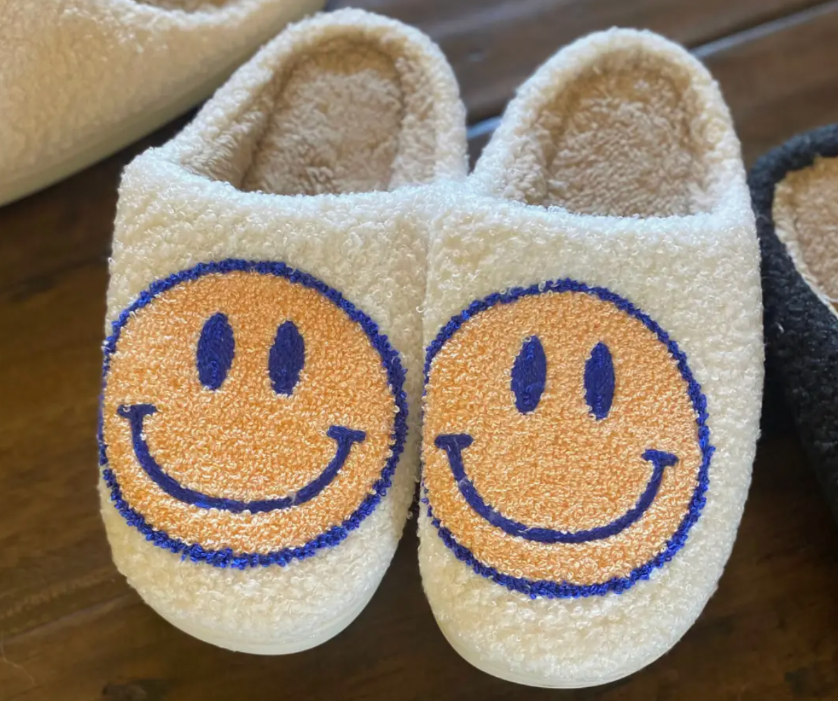 Smiley Face Slippers