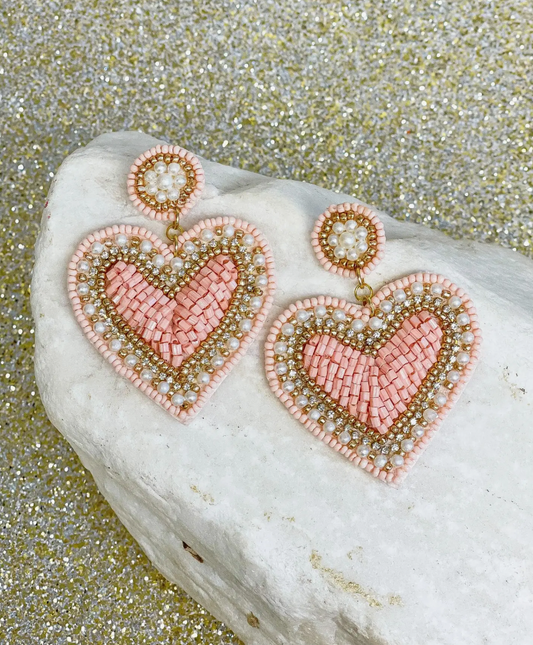 Heart Dangle Earrings