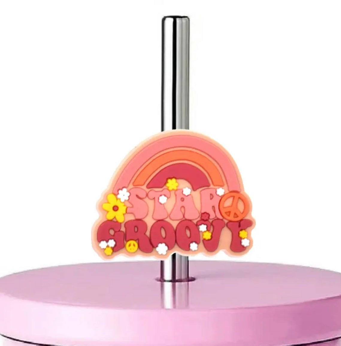 Groovy Straw Topper