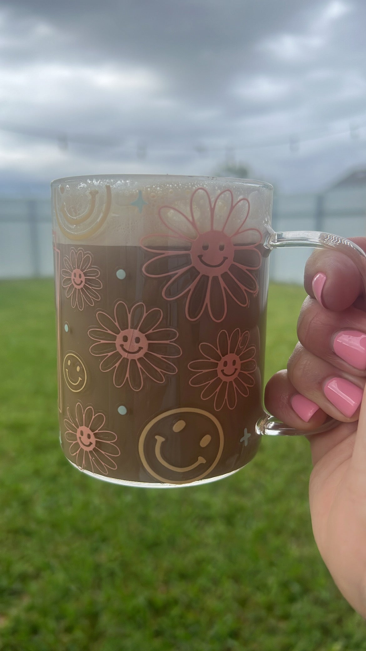 Smiley face mug